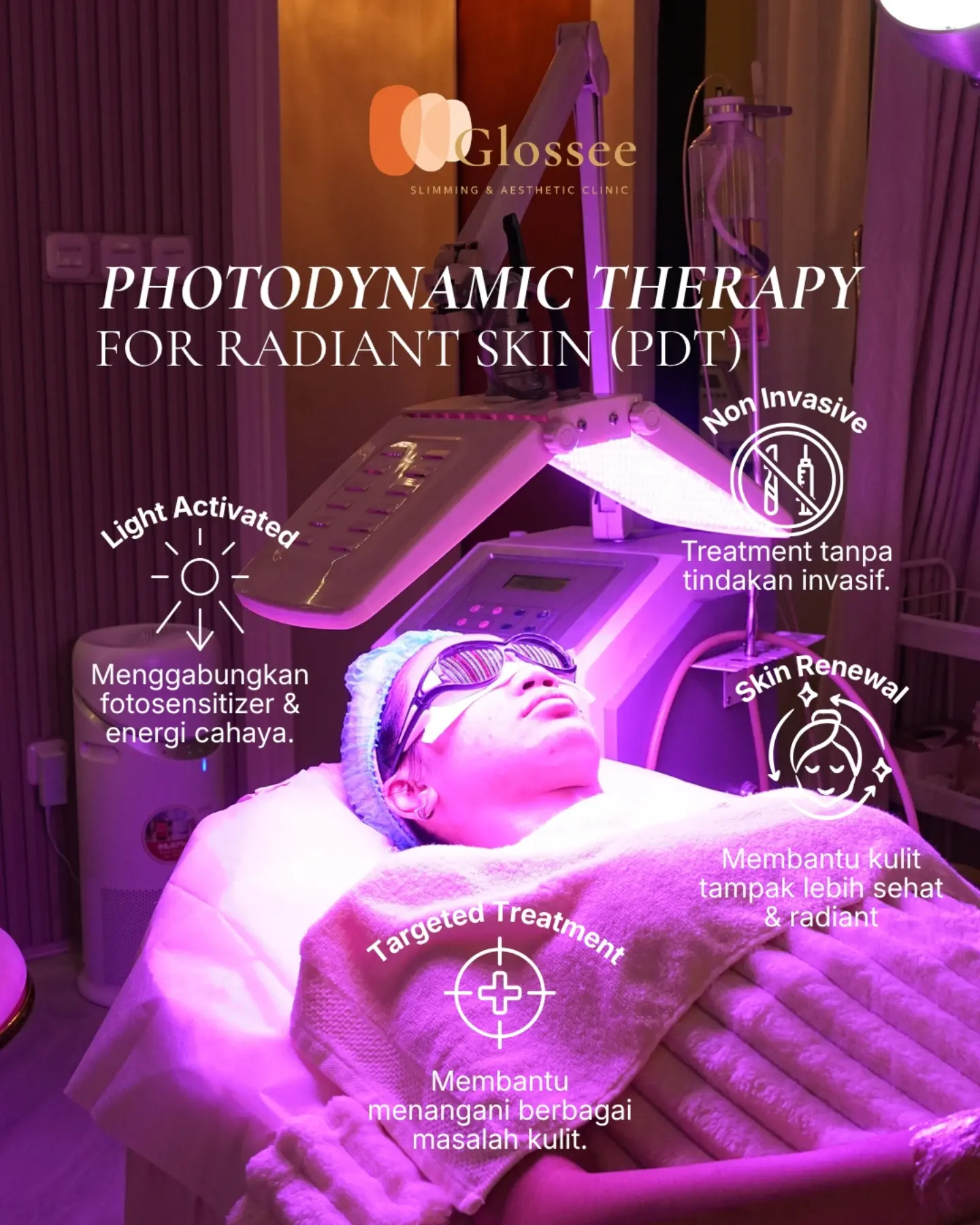 Light-based PDT care at GLOSSEE